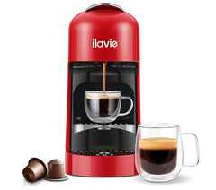 ILAVIE K9 Coffee Espresso Maker for Nespresso Original Capsules