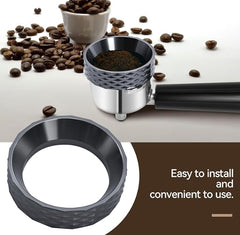 51mm Espresso Dosing Funnel, Stainless Steel Coffee Dosing Ring Compatible with 51mm Portafilter, Coffee Powder Doser with Magnet